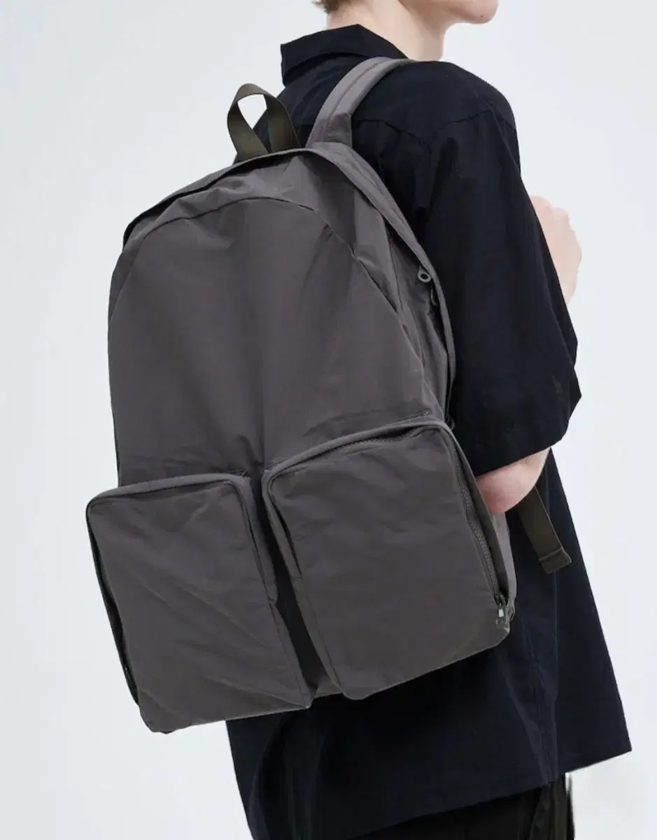 아미아칼바 amiacalva Split Yarn Backpack Grey